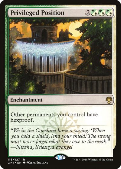 Privileged Position card art