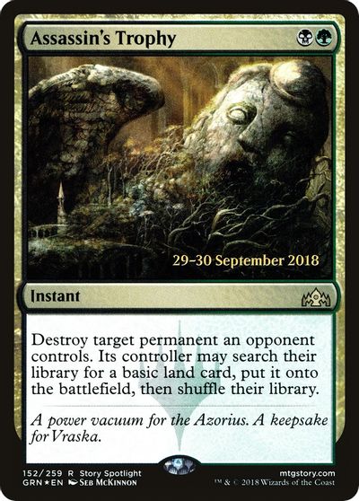 Assassin's Trophy card art