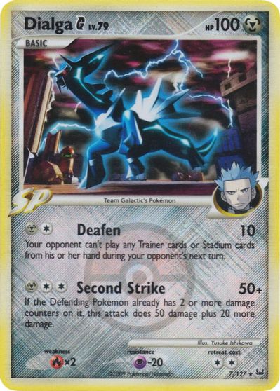 Dialga G - 7/127 (League Promo) card art