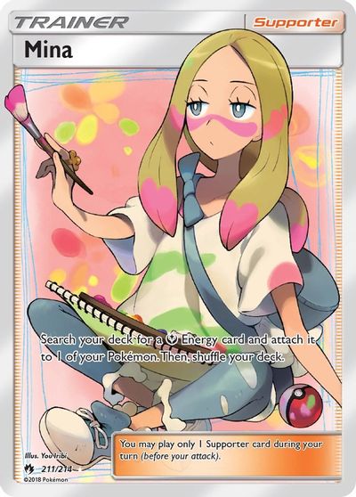 Mina (Full Art) card art