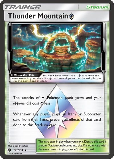 Thunder Mountain Prism Star card art
