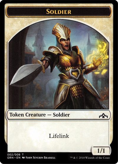 Soldier (002) // Goblin Token card art