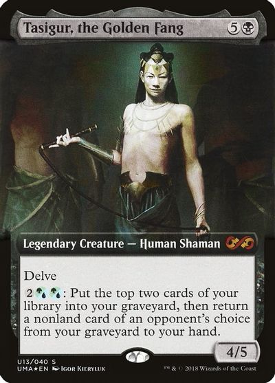 Tasigur, the Golden Fang card art