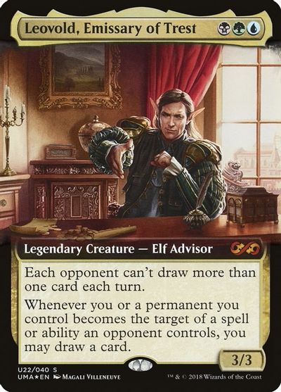 Leovold, Emissary of Trest card art