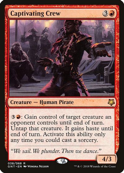 Captivating Crew card art