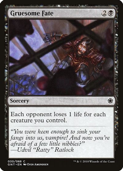 Gruesome Fate card art