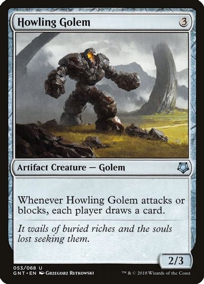 Howling Golem card art