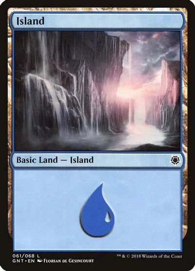 Island (061) card art