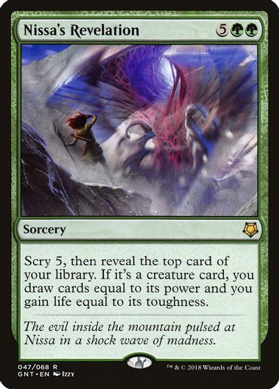 Nissa's Revelation card art