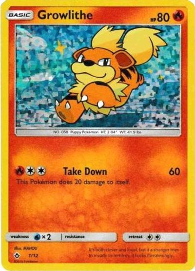Growlithe - 1/12 card art