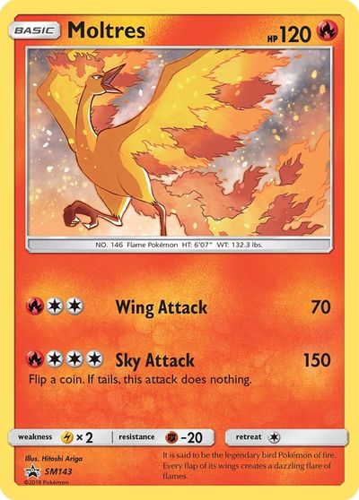 Moltres - SM143 card art