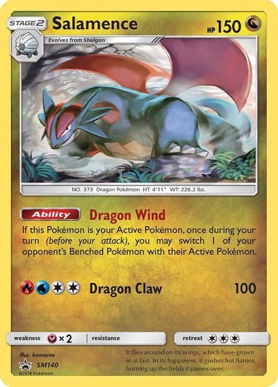 Salamence - SM140 card art