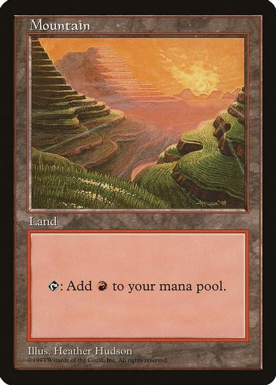 Mountain - Red Pack (Hudson) card art
