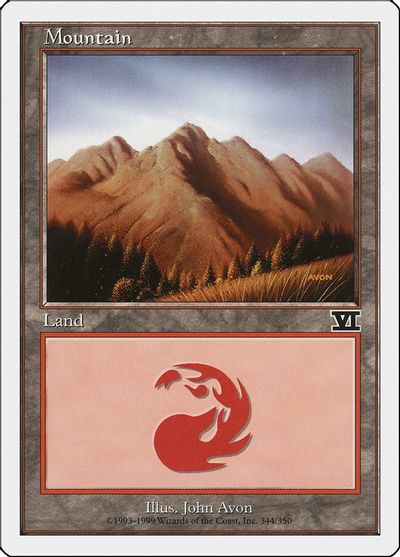 Mountain (344) card art