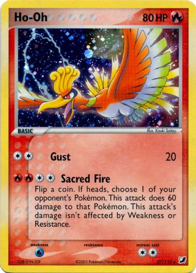 Ho-Oh - 27/115 (Cosmos Holo) card art