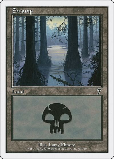Swamp (348) card art