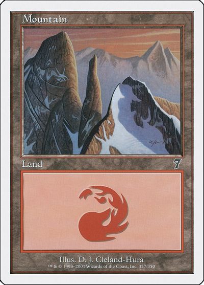 Mountain (337) card art