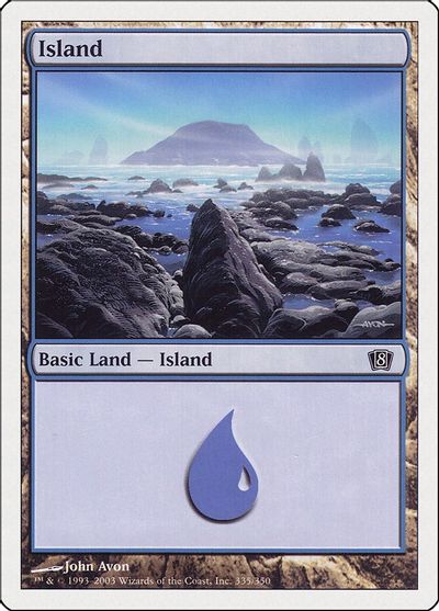 Island (335) card art