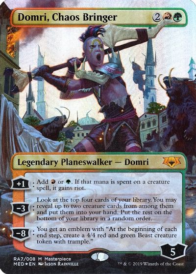 Domri, Chaos Bringer card art