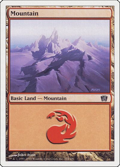 Mountain (344) card art