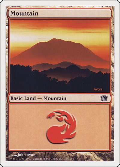 Mountain (345) card art