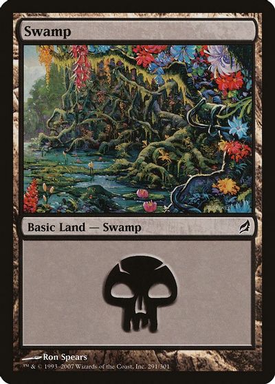 Swamp (291) card art