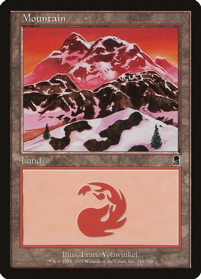 Mountain (344) card art