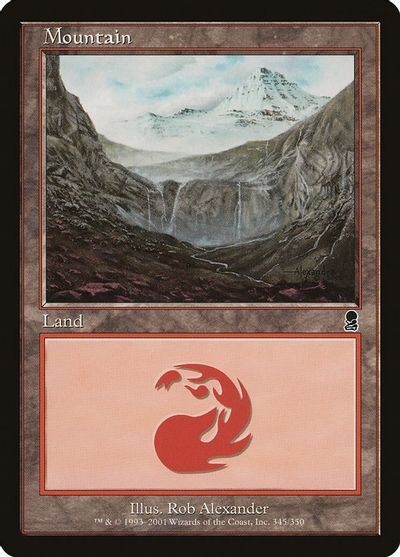 Mountain (345) card art