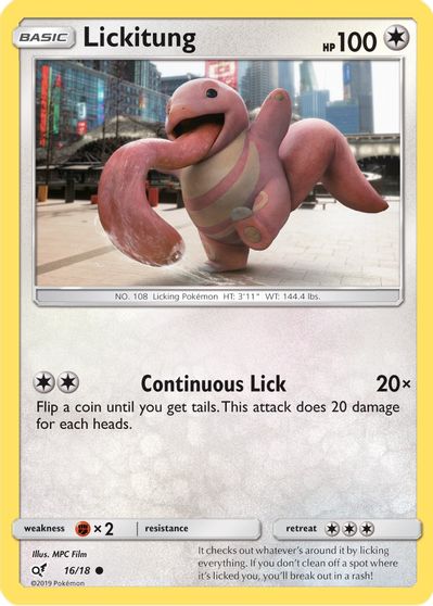 Lickitung (Holo Common) card art