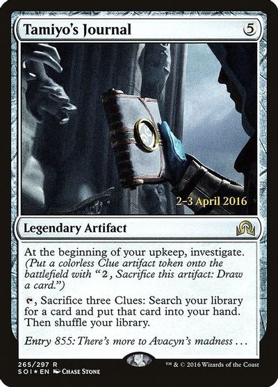 Tamiyo's Journal (Entry 855) card art
