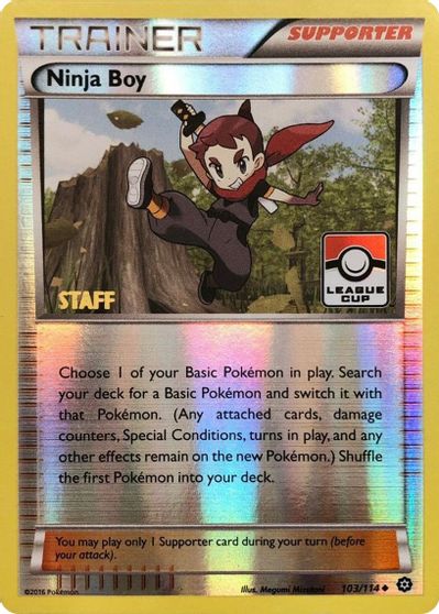 Ninja Boy - 103/114 (League Cup) [Staff] card art
