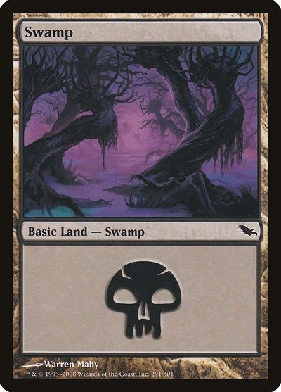 Swamp (291) card art