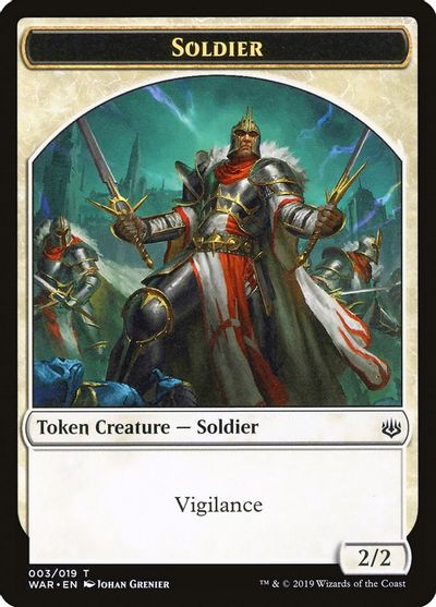 Soldier Token card art
