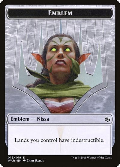 Emblem - Nissa, Who Shakes the World card art