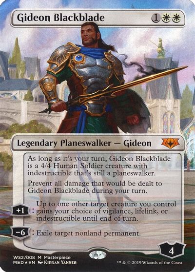Gideon Blackblade card art