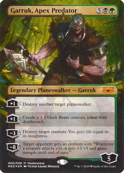 Garruk, Apex Predator card art