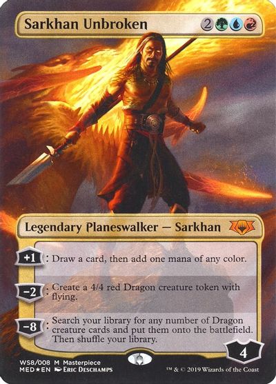 Sarkhan Unbroken card art