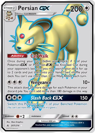 Persian GX (Full Art) card art
