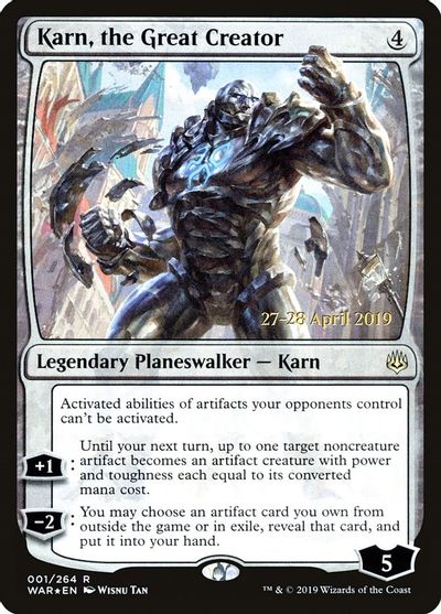 Karn, the Great Creator card art
