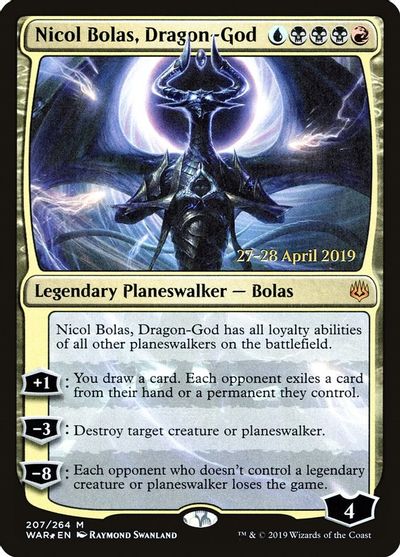 Nicol Bolas, Dragon-God card art