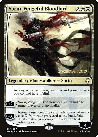 Sorin, Vengeful Bloodlord card art