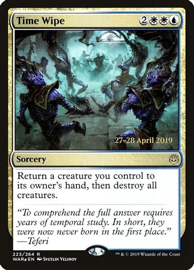 Time Wipe card art