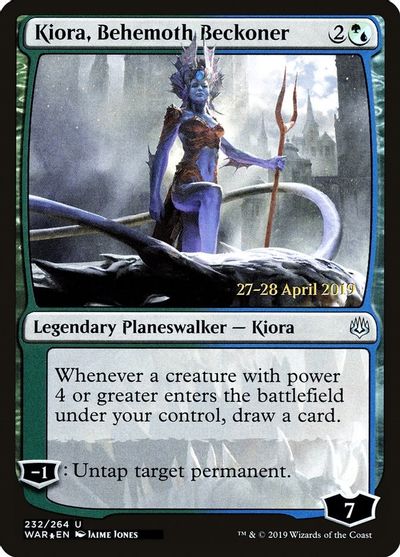Kiora, Behemoth Beckoner card art