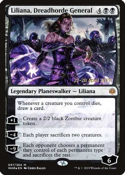 Liliana, Dreadhorde General card art