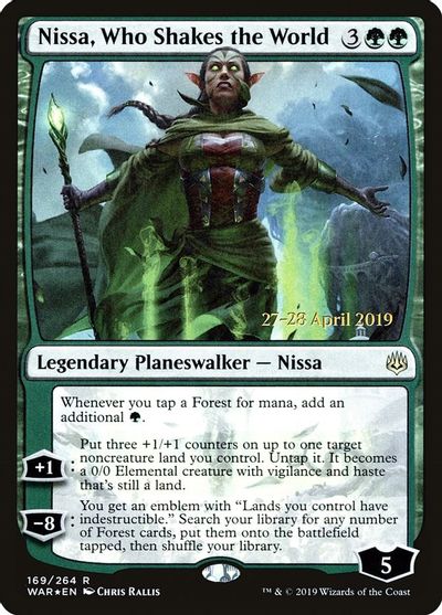 Nissa, Who Shakes the World card art