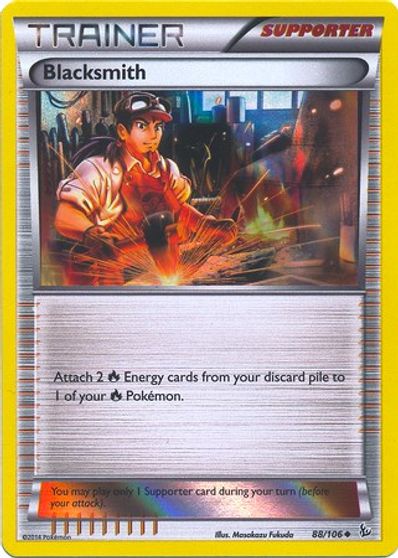 Blacksmith - 88/106 (Sheen Holo) card art