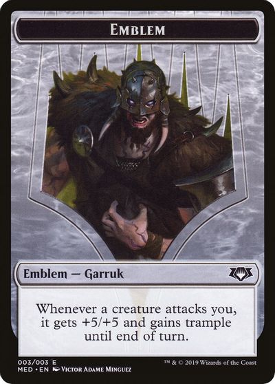 Emblem - Garruk, Apex Predator card art