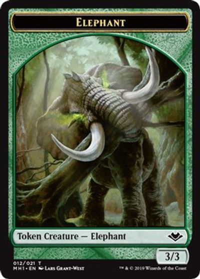 Elephant Token card art