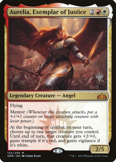 Aurelia, Exemplar of Justice card art