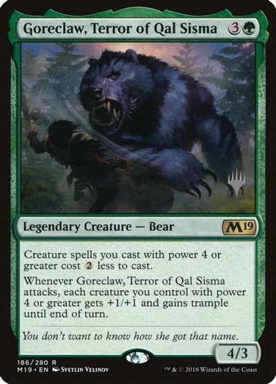 Goreclaw, Terror of Qal Sisma card art